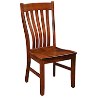 Customizable Solid Wood Side Chair