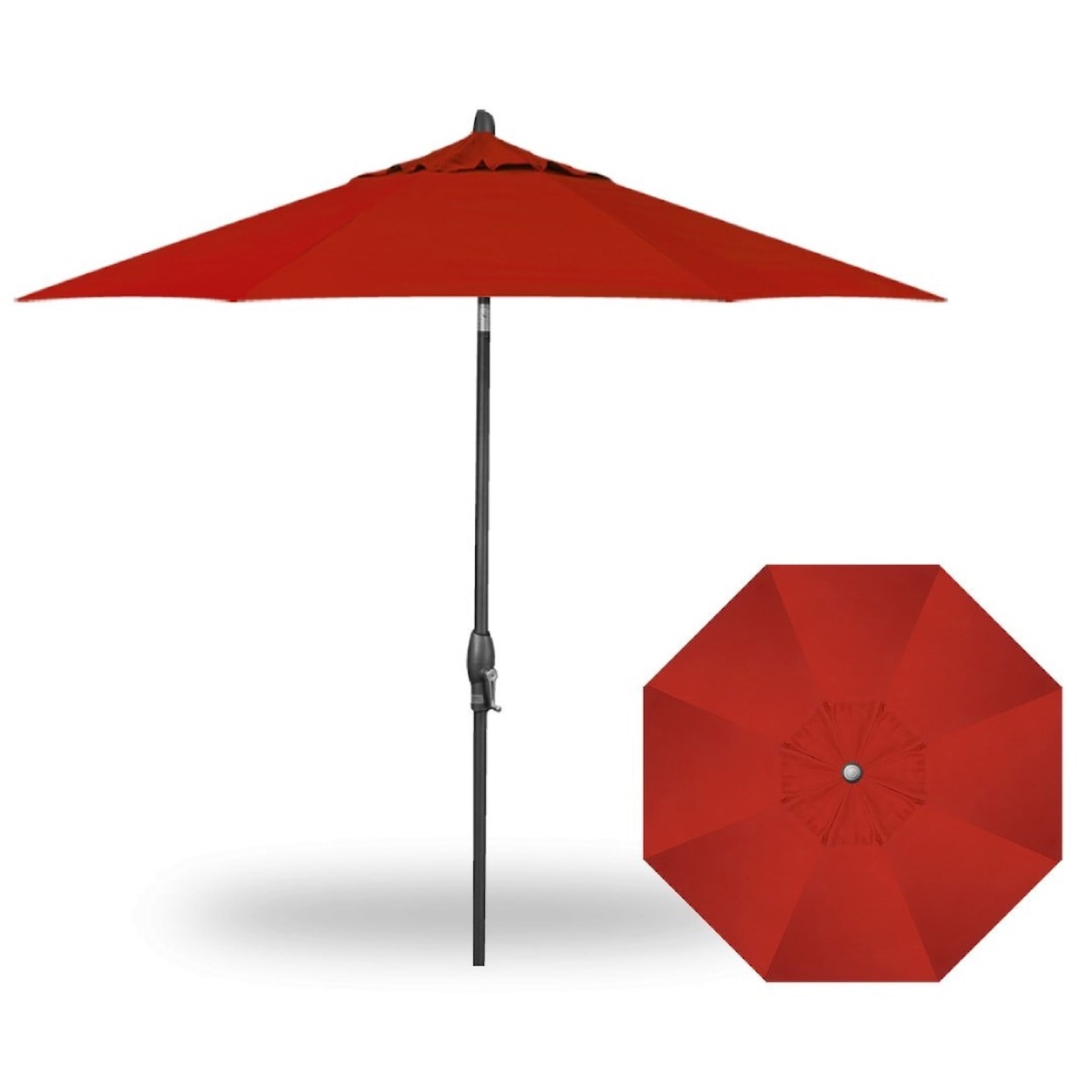 Treasure Garden Market Umbrellas 9' Auto Tilt Umbrella