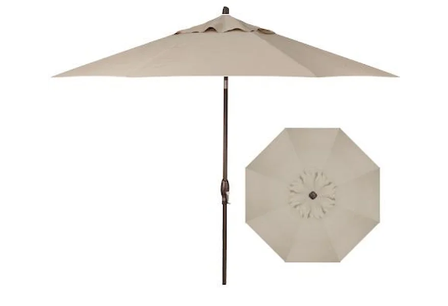 Market Umbrellas 11' Auto Tilt Market Umbrella by Treasure Garden at Wilson's Furniture