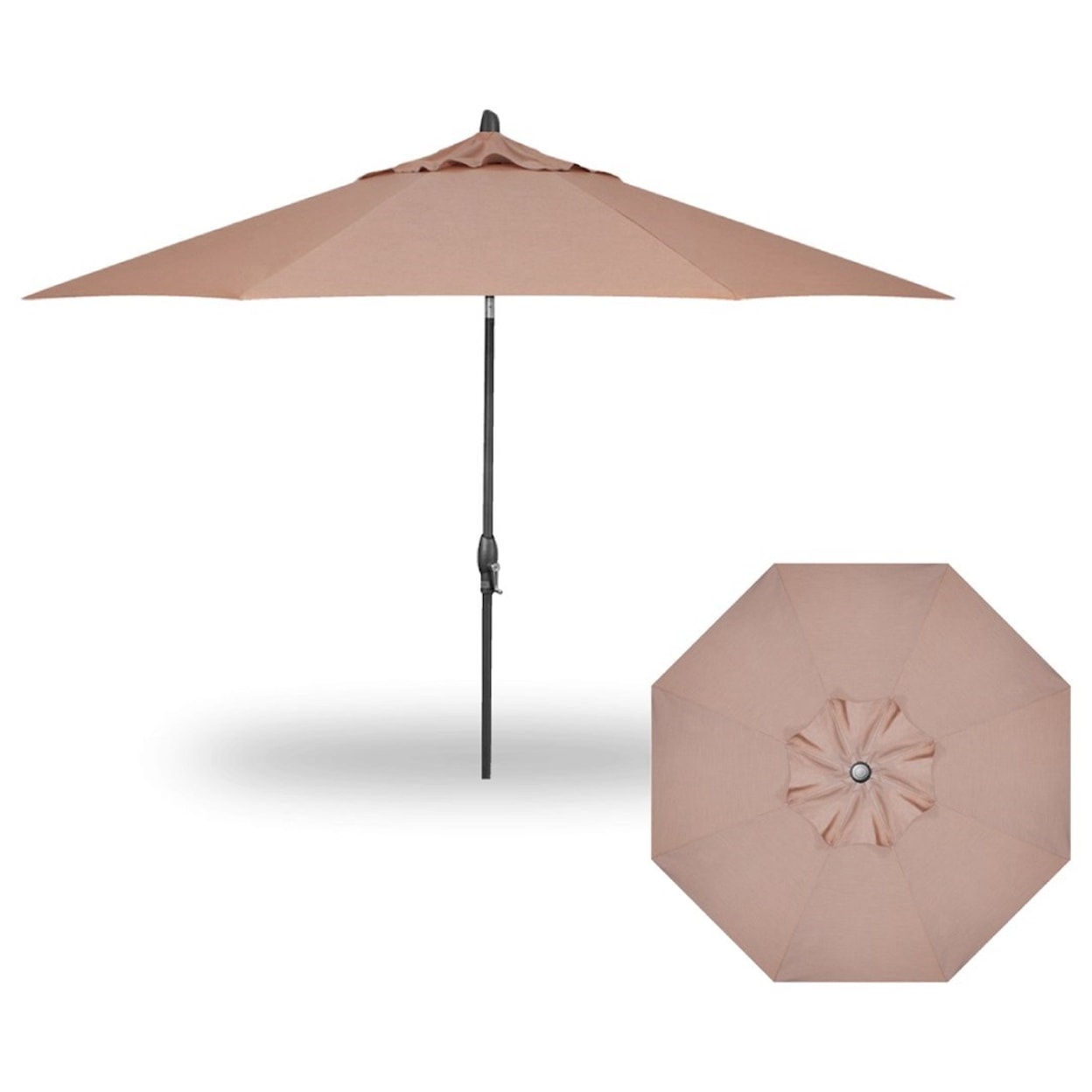 Treasure Garden Market Umbrellas 11' Auto Tilt Market Umbrella