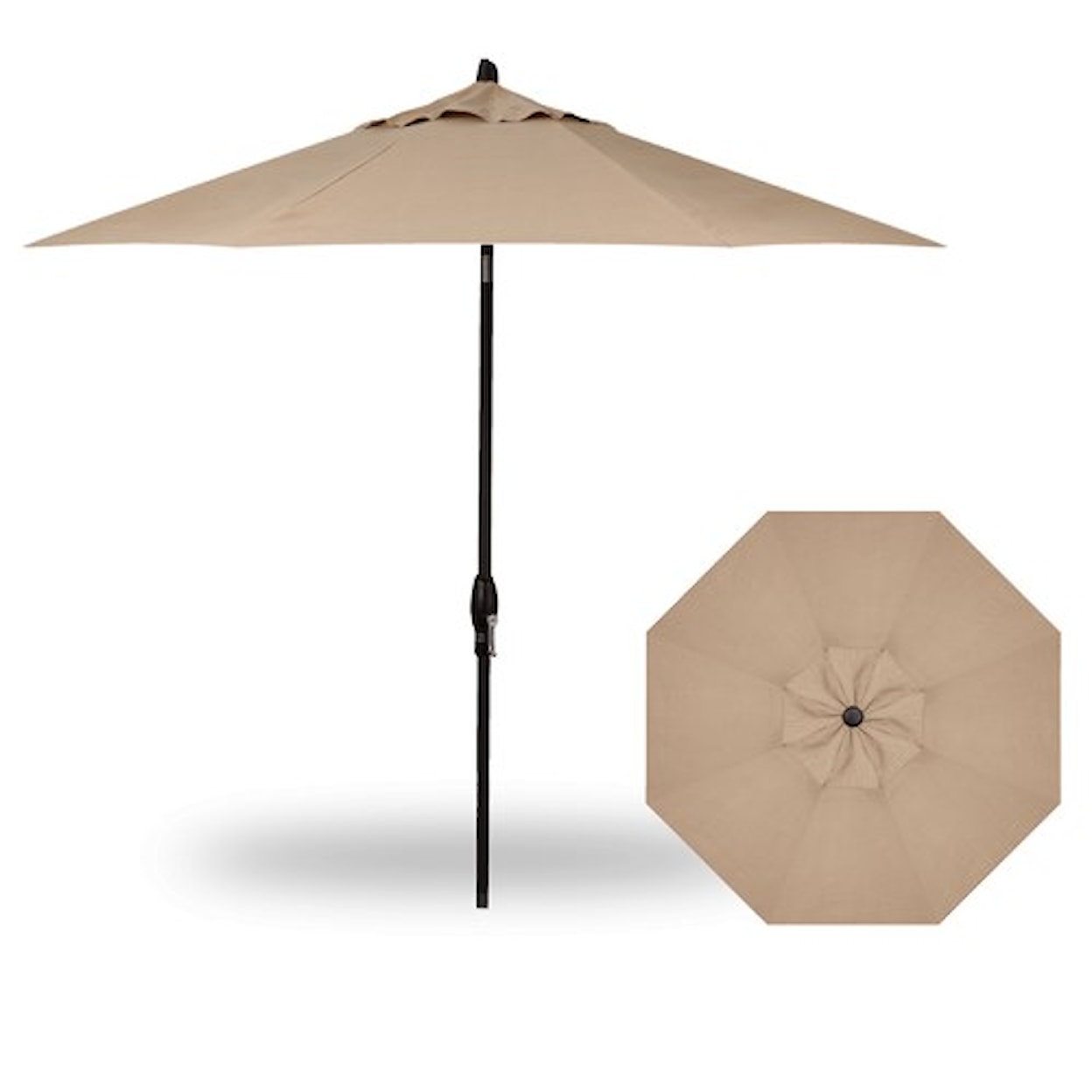 Treasure Garden Market Umbrellas 11' Auto Tilt Market Umbrella