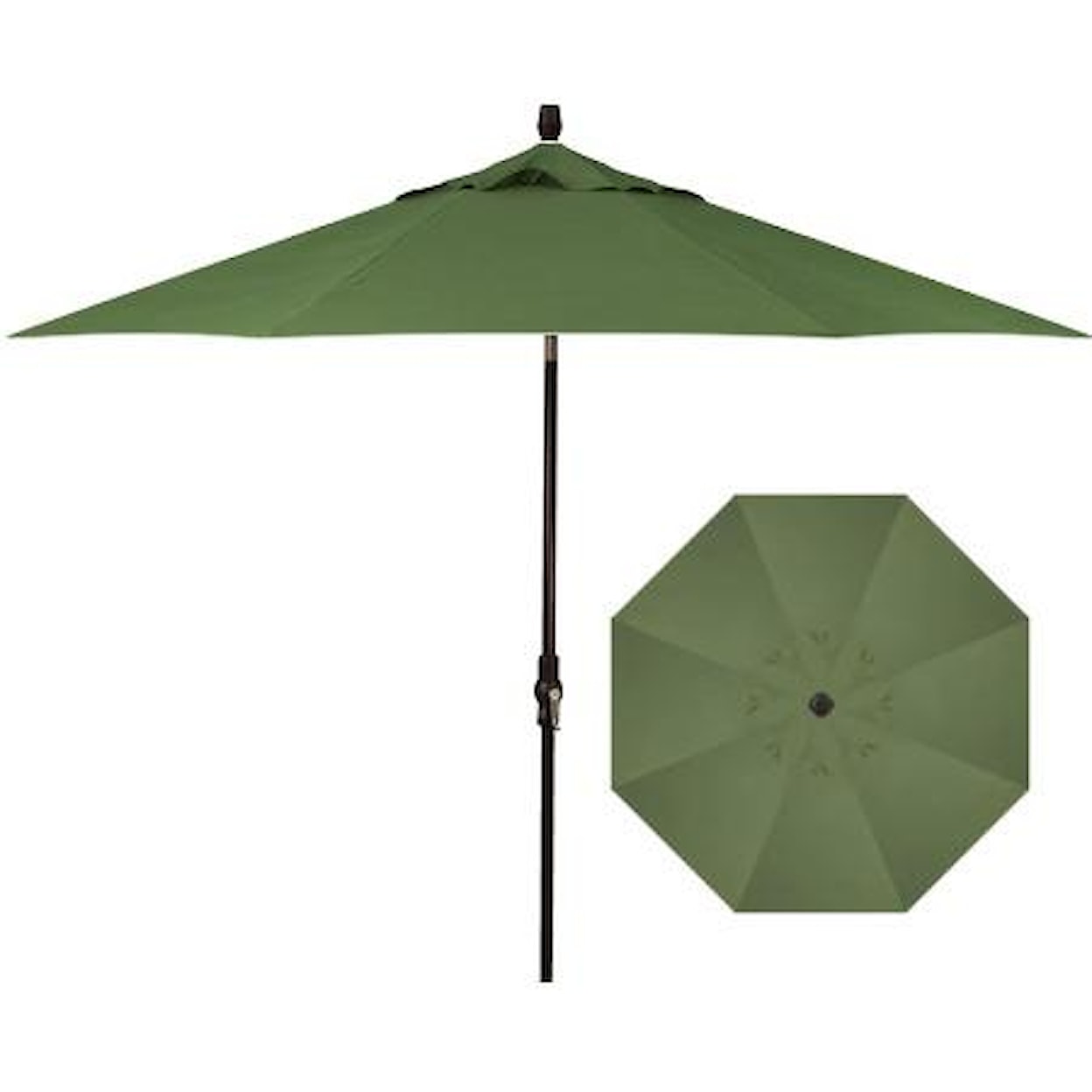 Treasure Garden Market Umbrellas 9'Collar Tilt Umbrella