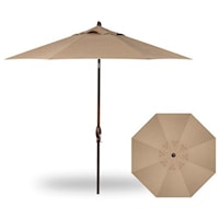 9' Auto Market Tilt Umbrella