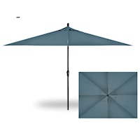 Rectangle Auto Tilt Market Umbrella
