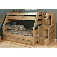 Twin/Full Bunk Bed - Underbed Dresser and Stair Chest Sold Separately