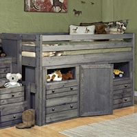 Junior Loft Bed w/ Storage Dresser