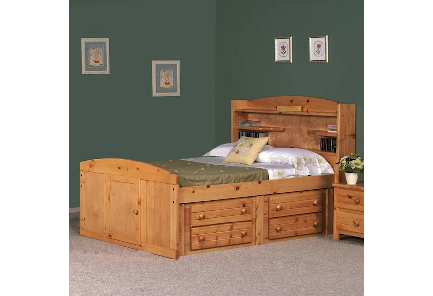 Bayview Full Palomino Bed by Trendwood at Conlin's Furniture