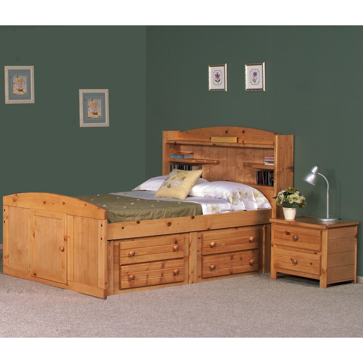 Trendwood Bayview Full Palomino Bed