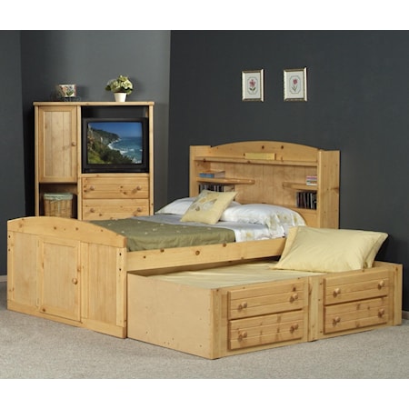 Twin Palomino Bed with Trundle 