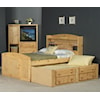 Trendwood Bayview Twin Palomino Bed with Trundle 
