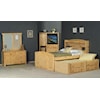 Trendwood Bayview Twin Palomino Bed with Trundle 