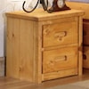 Trendwood Bunkhouse 2 Drawer Nightstand