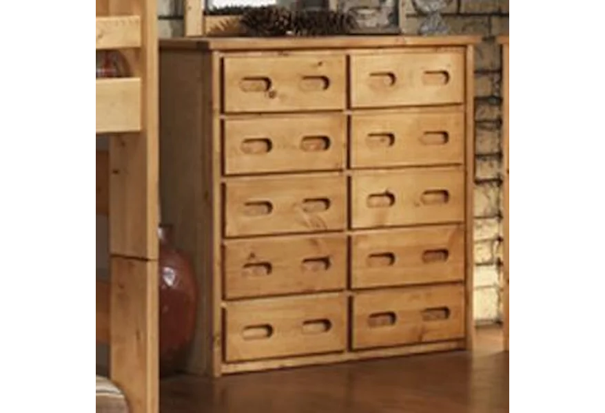 Bunkhouse 10 Drawer Chest by Trendwood at Conlin's Furniture
