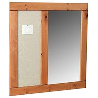 Landscape Mirror with Corkboard