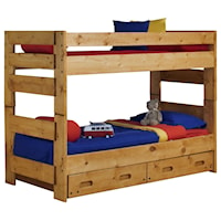 Twin/Twin Wrangler Bunk Bed with Storage