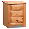 Trendwood Laguna  Three Drawer Nightstand