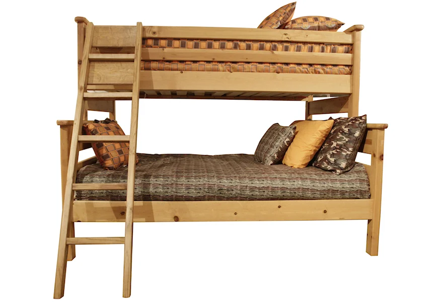Laguna  Twin/Full Bunk Bed by Trendwood at HomeWorld Furniture