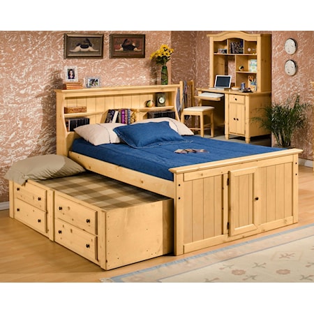 Twin Bookcase Bed 