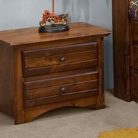 Night Stand with 2 Drawers