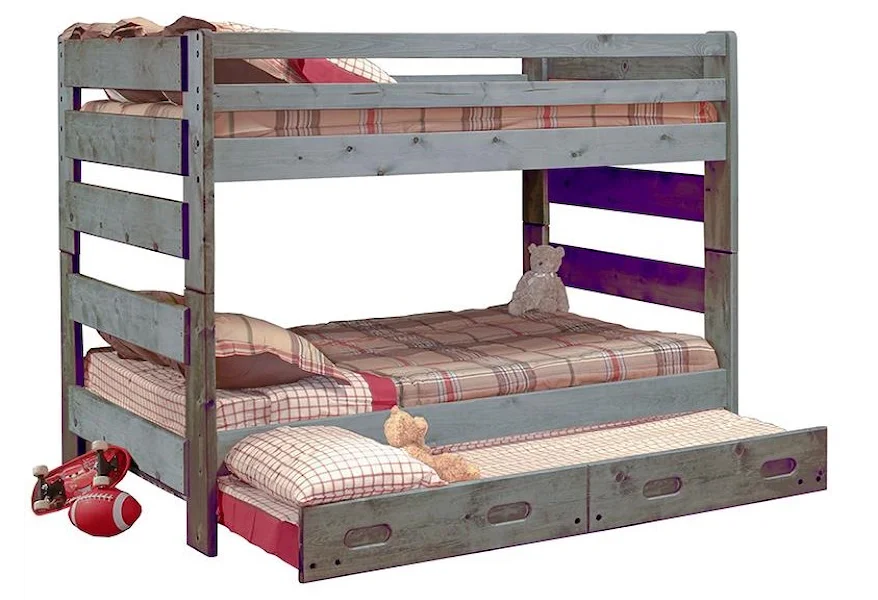 Sedona Full Bunk Bed by Trendwood at Sam Levitz Furniture