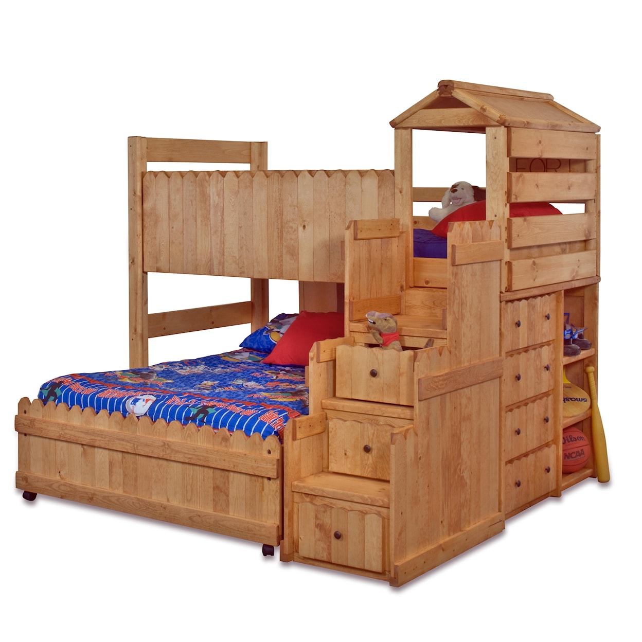 Trendwood The Fort Twin/Full Loft Bed