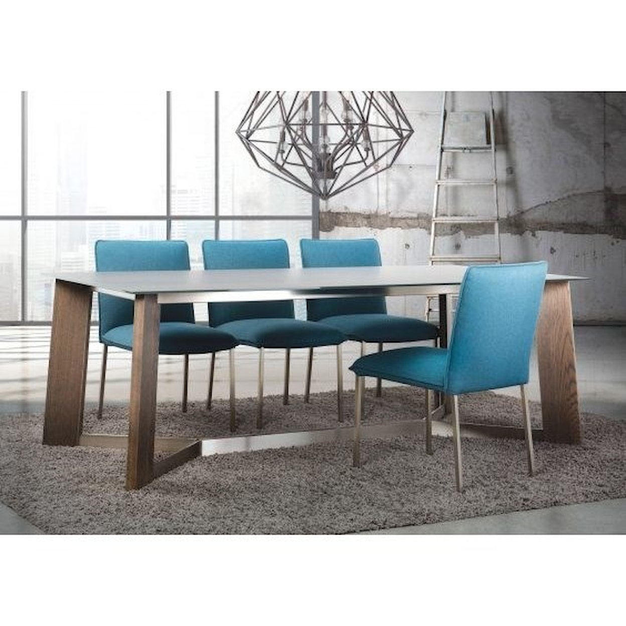 Trica Contemporary Tables Dining Room Table