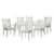 Trisha Yearwood Home Collection by Klaussner Coming Home Rectangluar Table, 4 Side Chairs, And 2 Arm Chair
