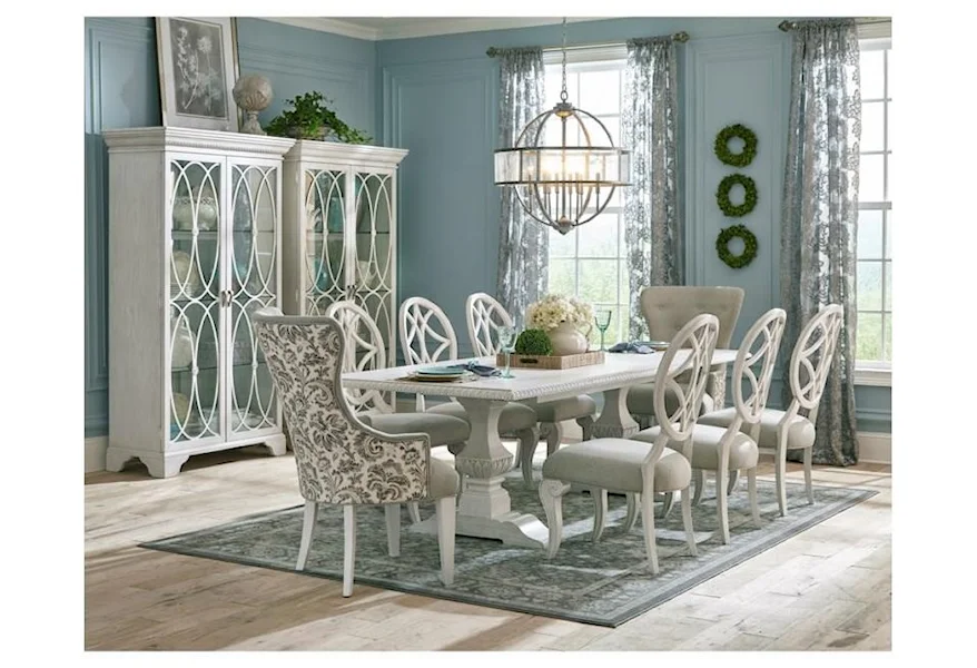 Jasper County 10 PC Dining Room Set by Trisha Yearwood Home Collection by Klaussner at Sam Levitz Furniture
