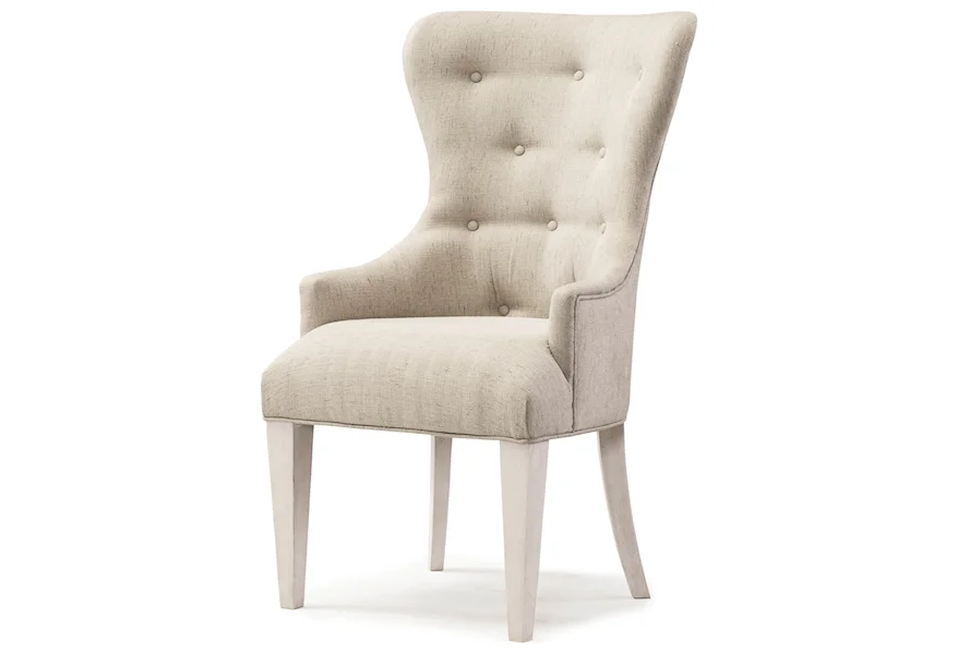 Jasper County Dining Room Host Chair - Set Up by Trisha Yearwood Home Collection by Klaussner at Powell's Furniture and Mattress