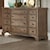 Trisha Yearwood Home Collection by Klaussner Jasper County Vintage 12 Drawer Dresser with Power Outlet