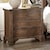 Trisha Yearwood Home Collection by Klaussner Jasper County Vintage Three Drawer Night Stand with Power Outlet