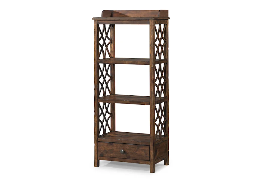 Trisha Yearwood Home Honeysuckle Etagere by Trisha Yearwood Home Collection by Klaussner at Powell's Furniture and Mattress