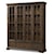 Trisha Yearwood Home Collection by Klaussner Trisha Yearwood Home Monticello Curio Cabinet with Additional Drawer Storage and Paned Glass Doors