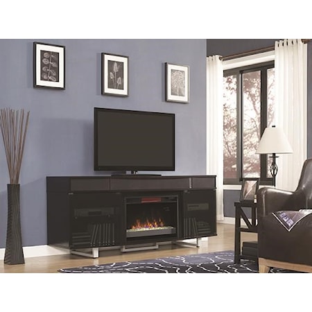 72" MEDIA FIREPLACE CONSOLE