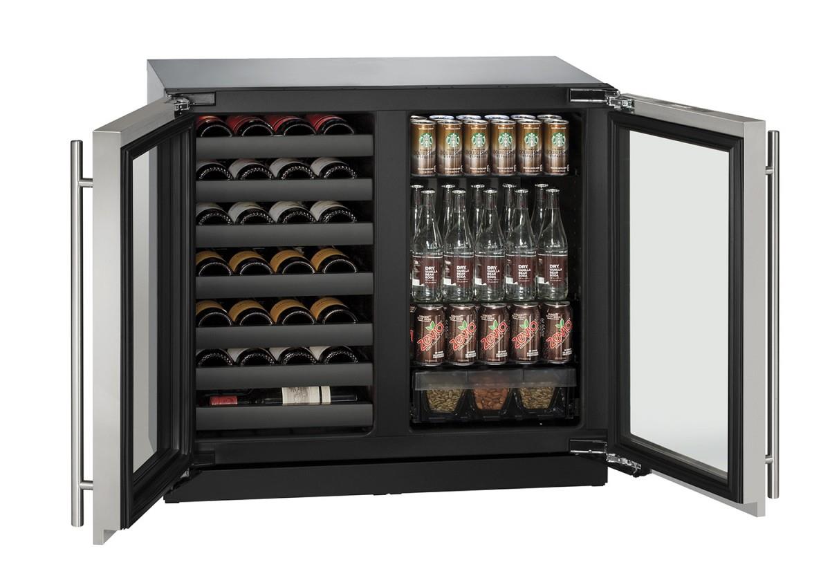 36" Built-In Beverage Center/Wine Storage