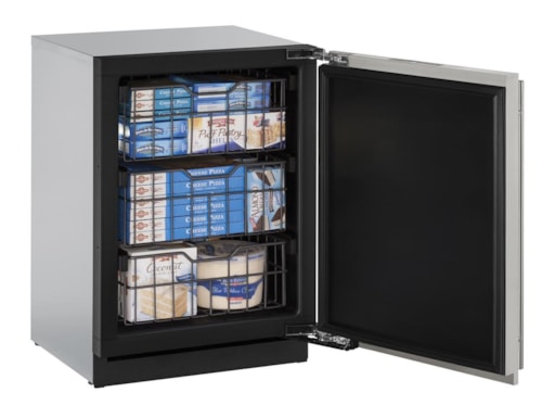 4.5 cu. ft. Left-Hand Hinged Built-In Freezer with 3 Full-Extension Vinyl-Coated Wire Baskets and Left-Handed Hinge