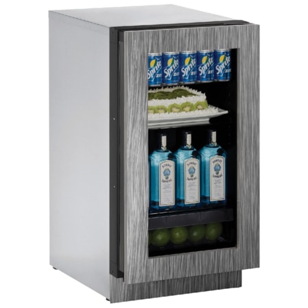 18” Glass Door Refrigerator
