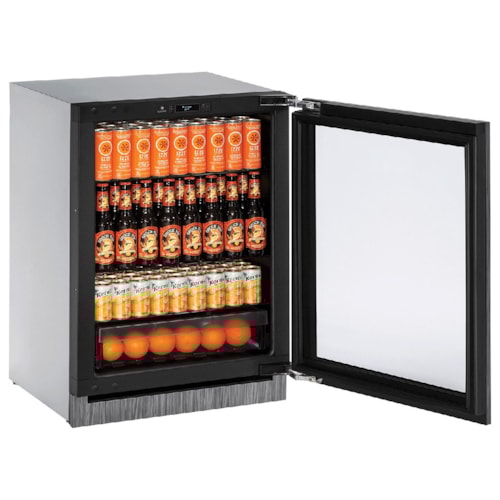 3024RGL 24” Glass Door Refrigerator