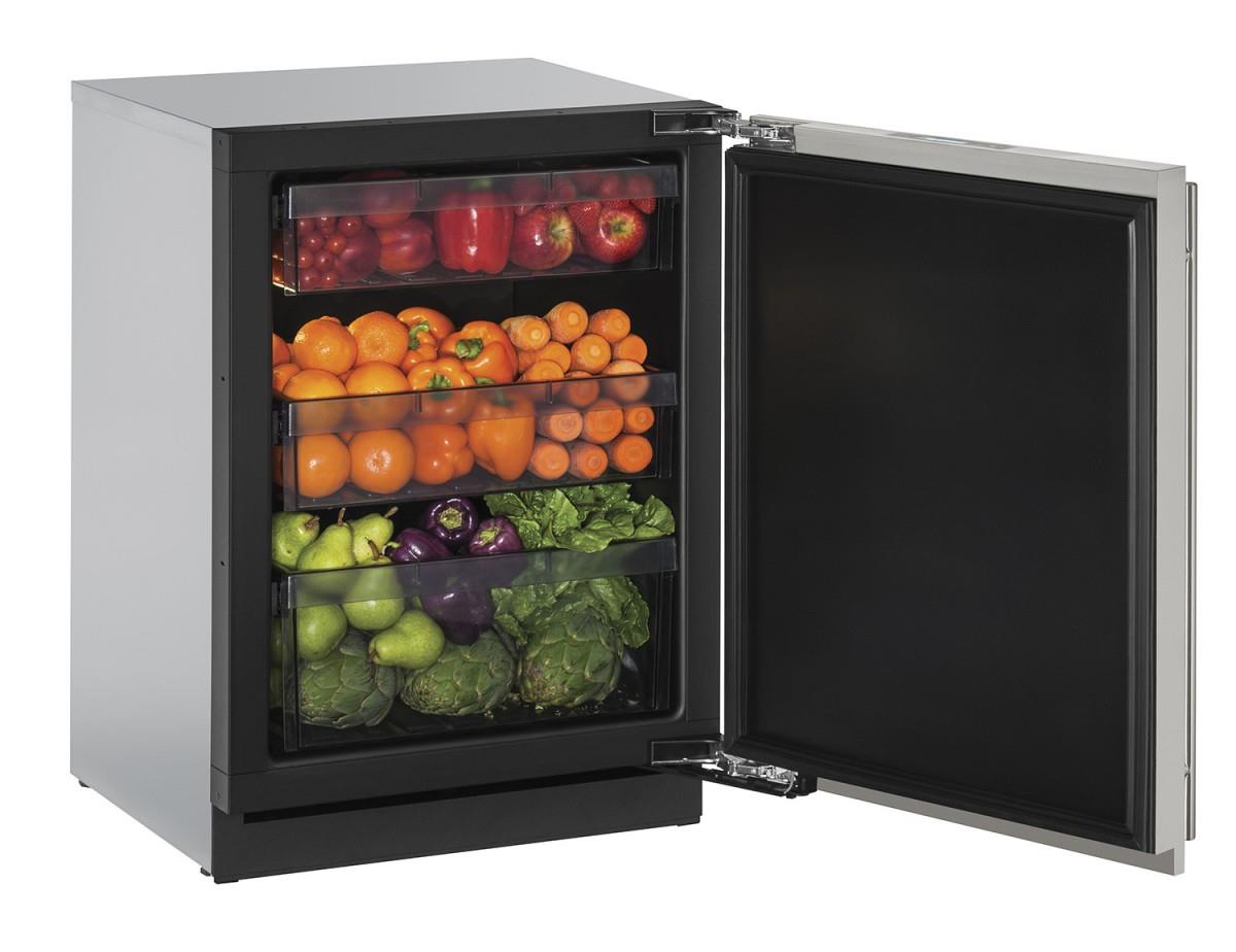 24" Solid Door Compact Refrigerator