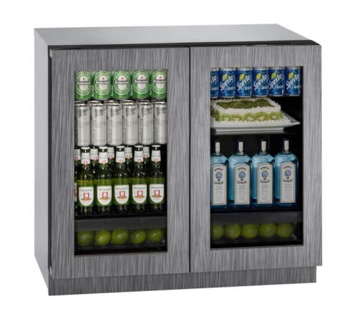 36" Glass Door Compact Refrigerator with U-Select® Control Convection Cooling System