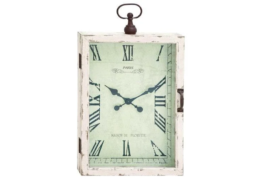 Accessories Metal Wall Clock by UMA Enterprises, Inc. at Howell Furniture