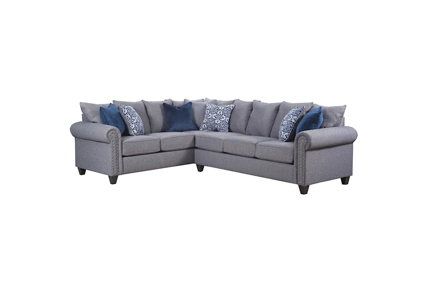 9175BR 5 Seat Sectional by VFM Basics at Virginia Furniture Market