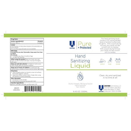 8.45 oz squeeze bottle Hand Sanitizing Liqui