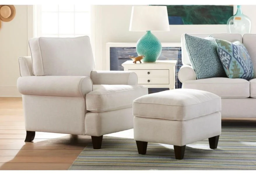Blakely Chair and Ottoman by Universal at Esprit Decor Home Furnishings