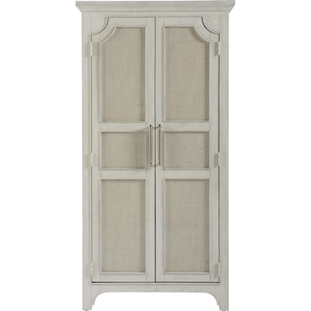 Narrow Utility Cabinet with Adjustable Shelving