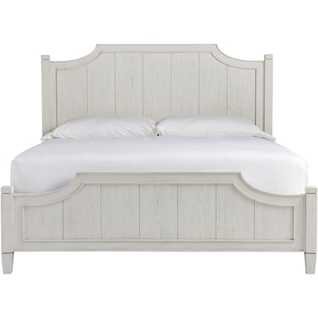 Queen Surfside Panel Bed with Wide Panel Frame