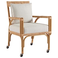 Newport Dining and Game Chair with Split Rattan