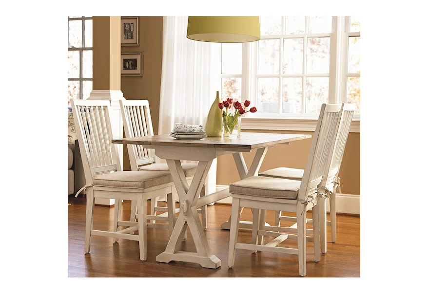 Great Rooms - The Abingdon Bedroom 5 Piece Dining Set by Universal at Zak's Home