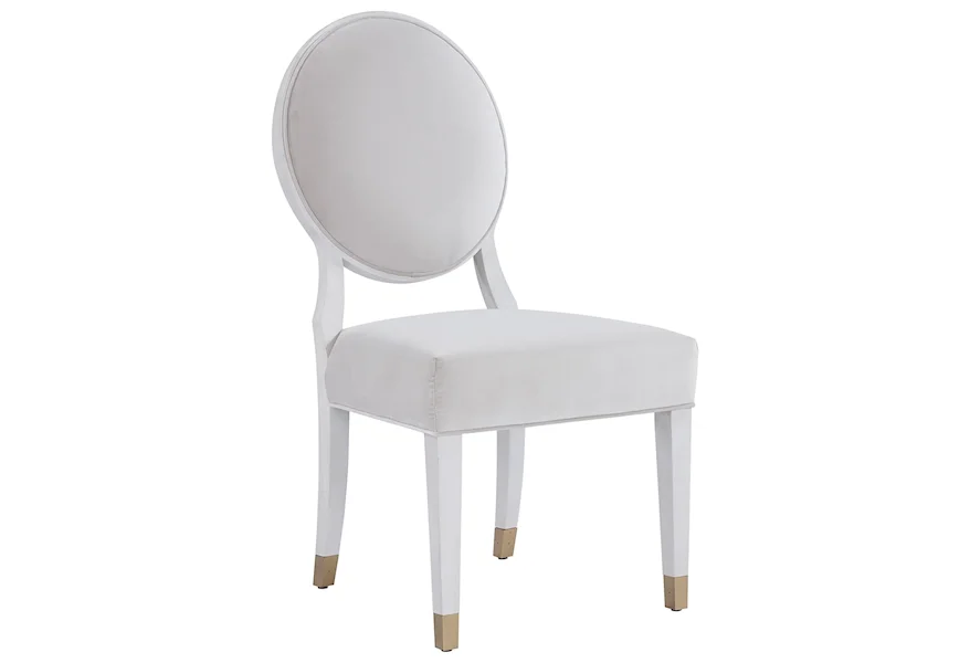 Love. Joy. Bliss.-Miranda Kerr Home Oval Back Side Chair by Universal at Mueller Furniture