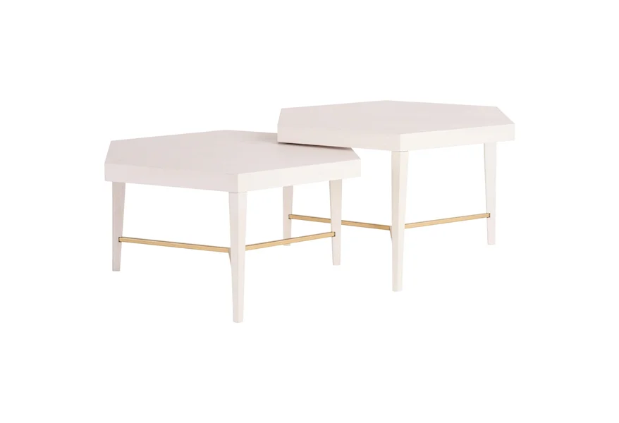 Love. Joy. Bliss.-Miranda Kerr Home Sydney Bunching Cocktail Tables by Universal at Mueller Furniture